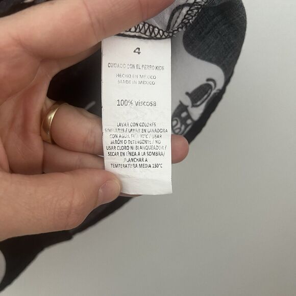 cuidado con el perro Boys Button Up Shirt Ghost Size 4t - Picture 5 of 10